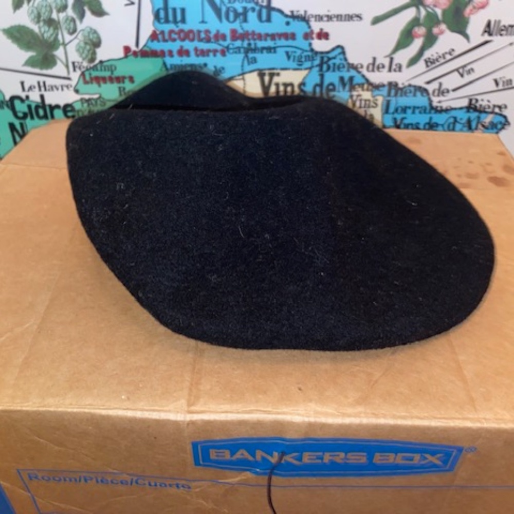 Kangol Wool Black Cap -- XL